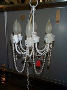 White chandelier